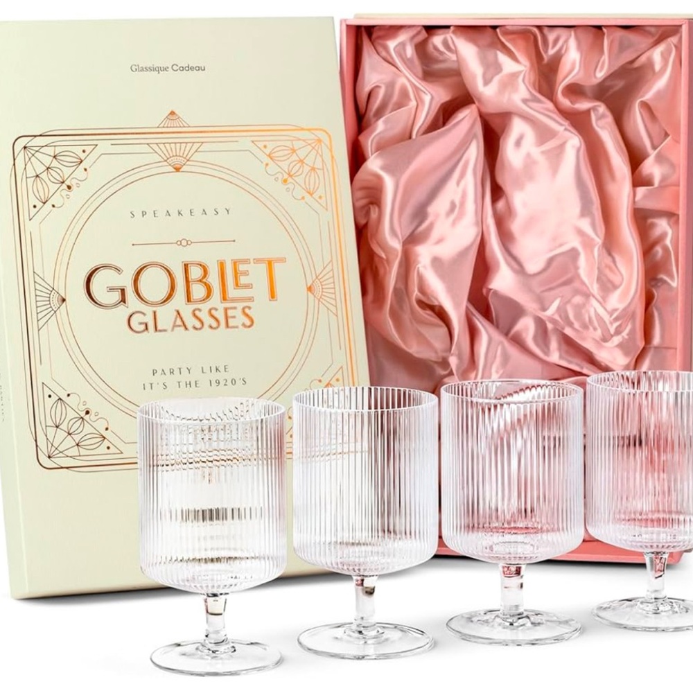 Speakeasy Goblet Glasses